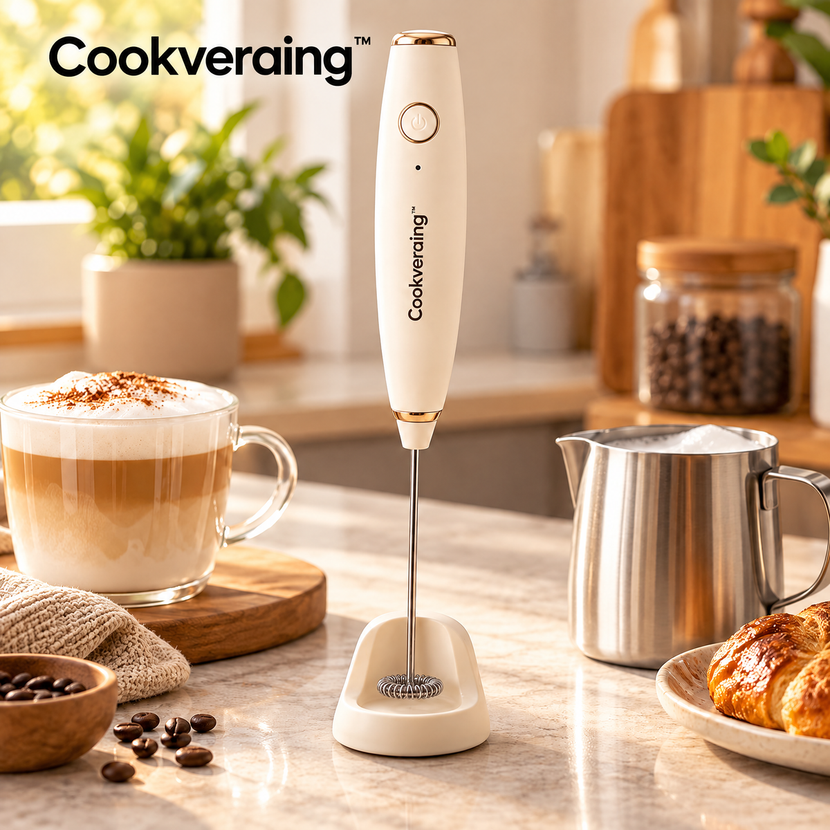 Cookveraing™ Electric Milk Frother