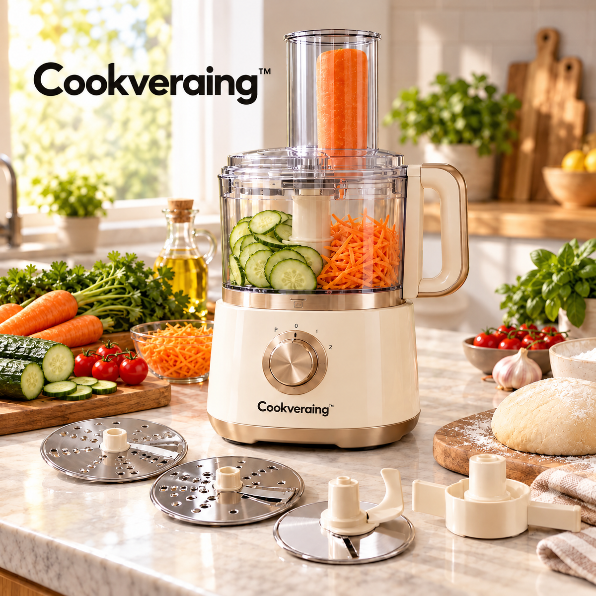 Cookveraing™ Mini Food Processor