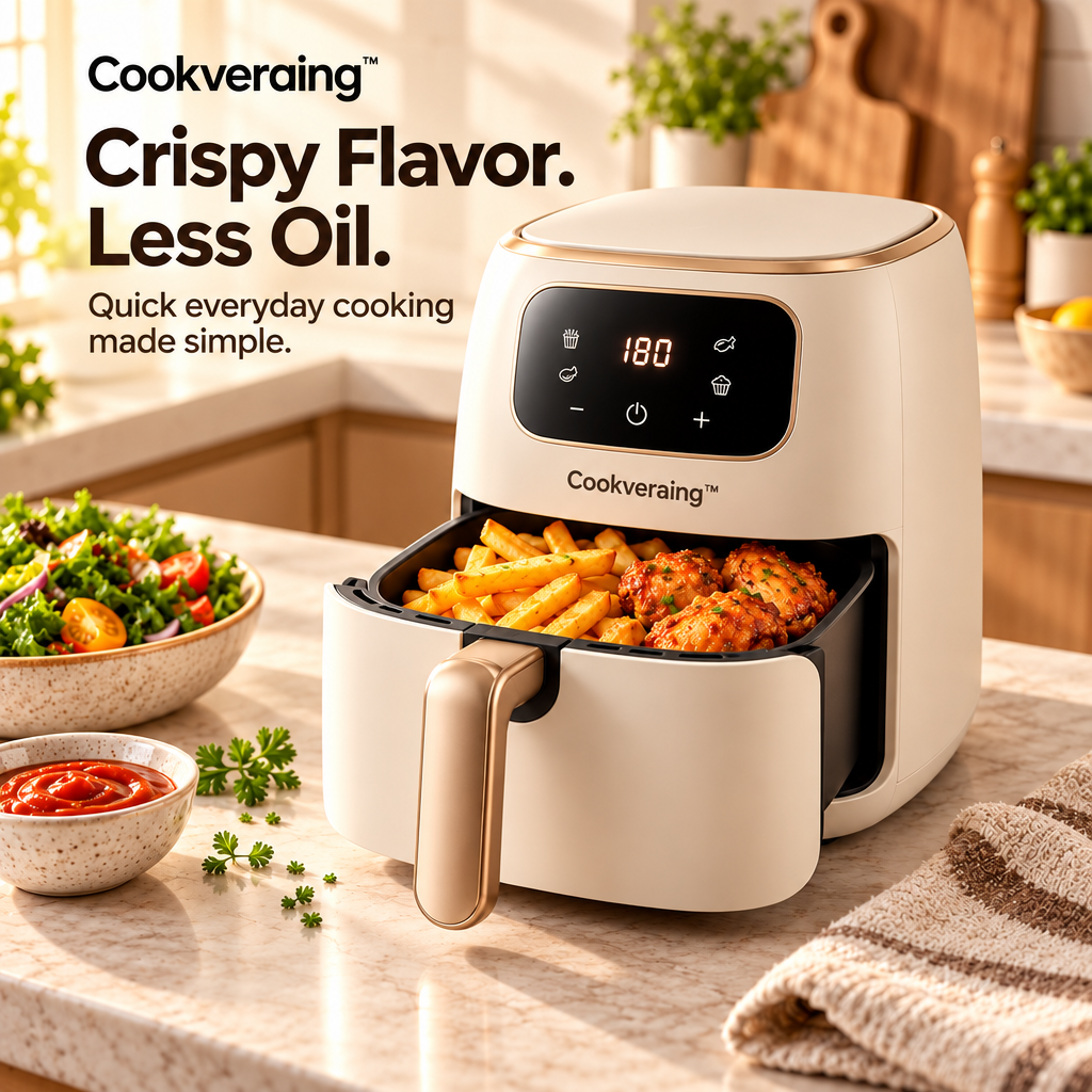 Cookveraing™ Mini Air Fryer
