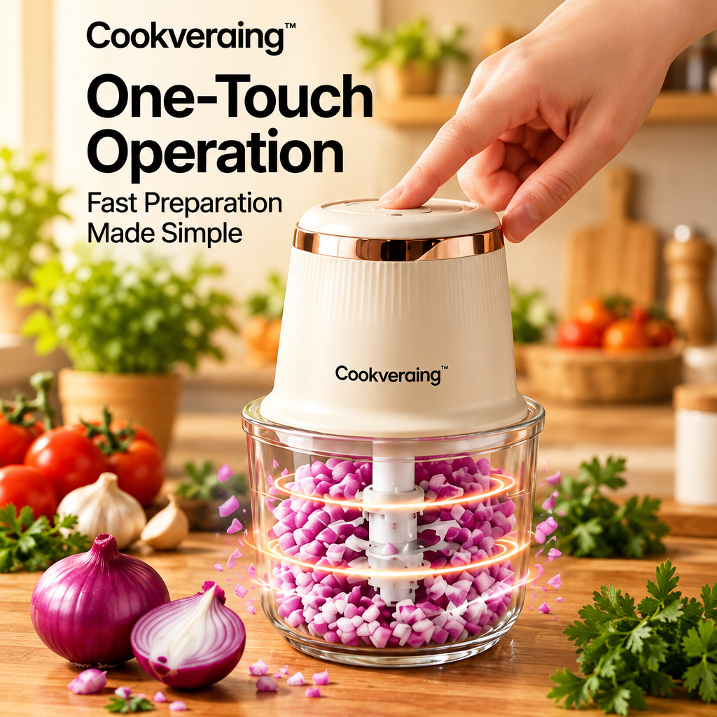 Cookveraing™ Smart Electric Food Chopper
