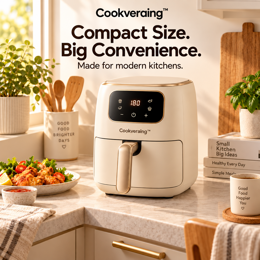Cookveraing™ Mini Air Fryer