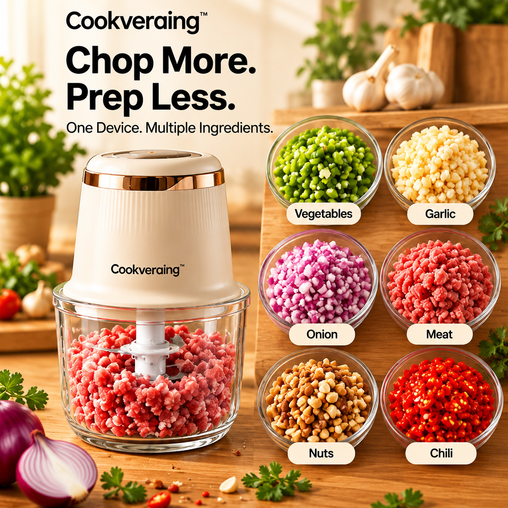 Cookveraing™ Smart Electric Food Chopper