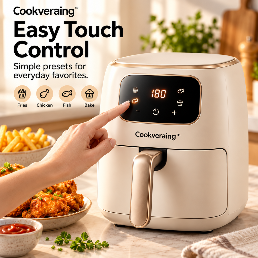 Cookveraing™ Mini Air Fryer