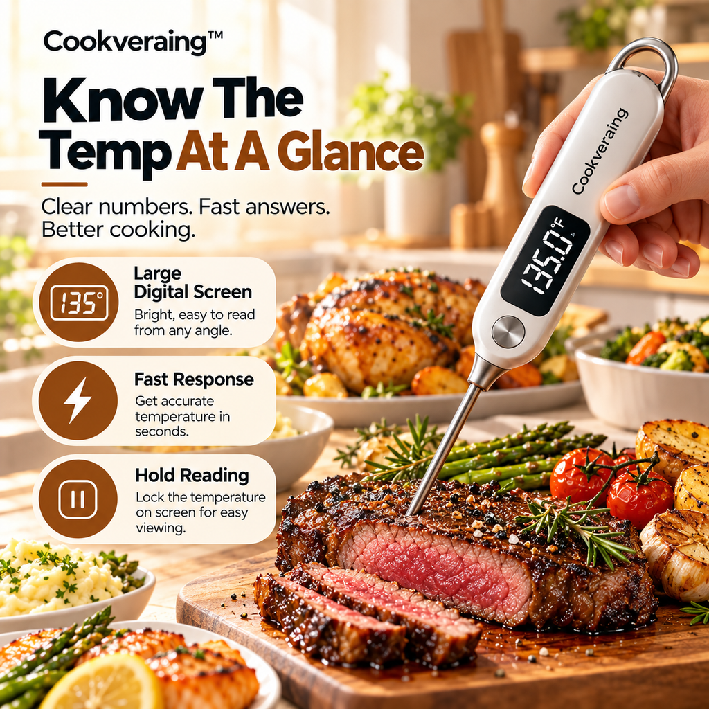 Cookveraing™ Digital Meat Thermometer