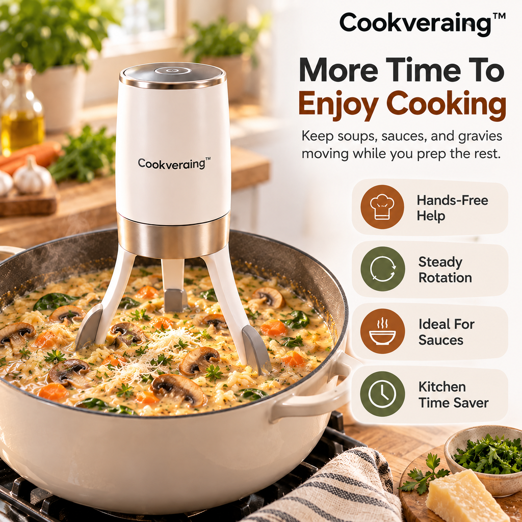 Cookveraing™ Automatic Stirring Device
