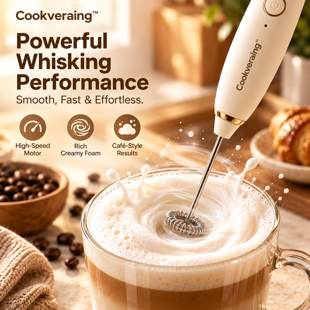 Cookveraing™ Electric Milk Frother