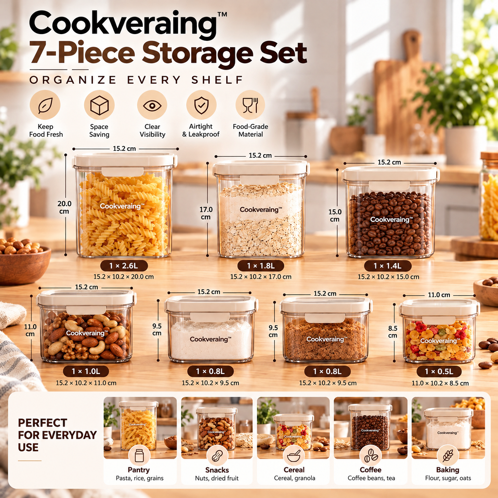 Cookveraing™ Smart Storage Container Set